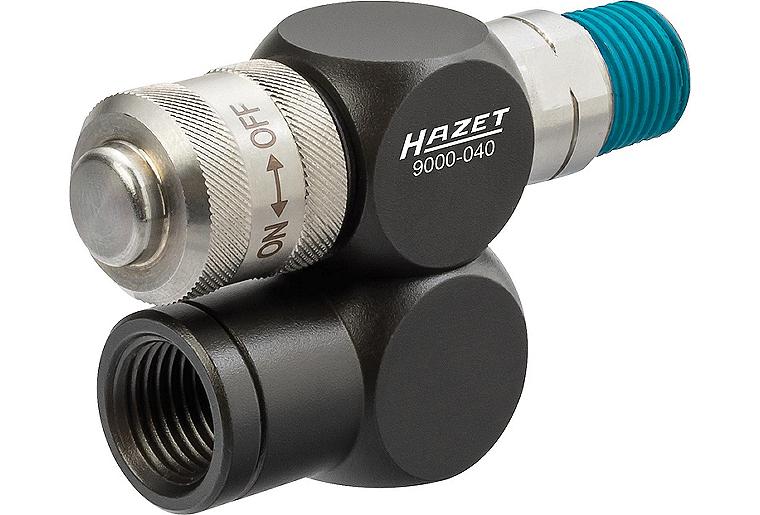 Justierbarer Drehgelenkstecker HAZET NW 7,2, DN8 (1/4") IG&AG