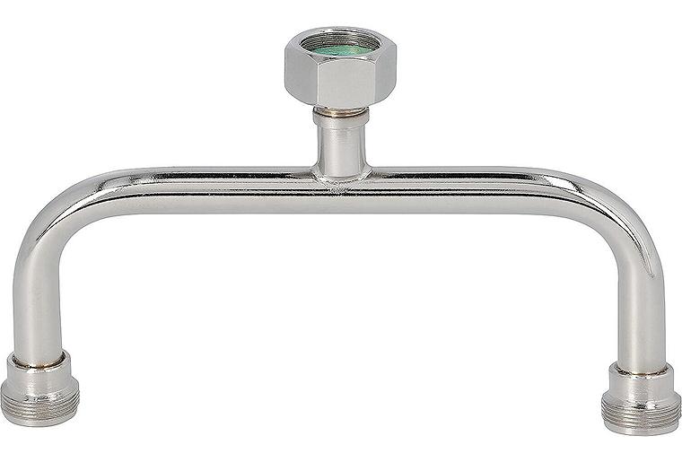 Verteilerrohr (Stahl verchr.) M20 x 1a / 2-fach