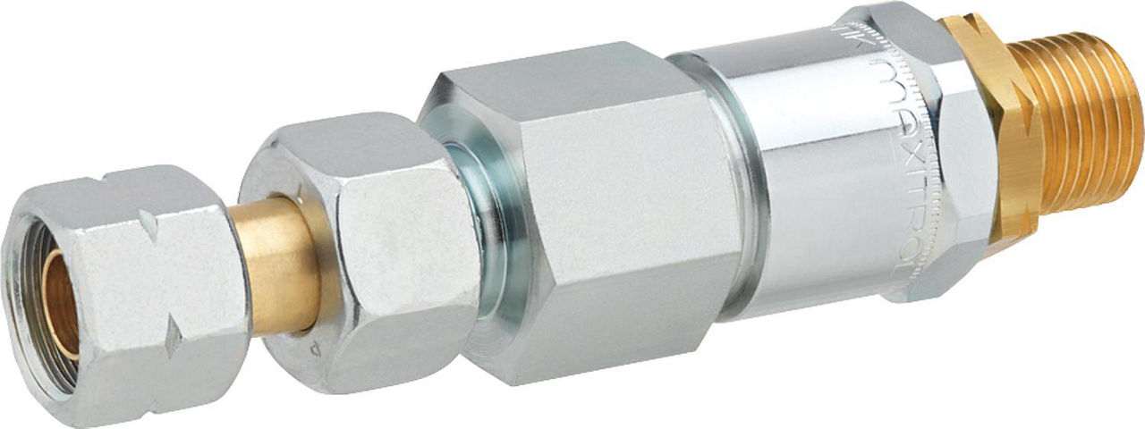 Gasströmungswächter GS, G1/2"LH-ÜMxG1/2"LH-KN,DN20, Q2kg/h/1,6m³/h,senkrecht Gasströmungswächter GS, G1/2"LH-ÜMxG1/2"LH-KN,DN20, Q2kg/h/1,6m³/h,senkrecht