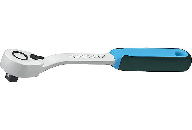 Umschaltknarre GEDORE 1/2" Länge 270mm, gekröpft