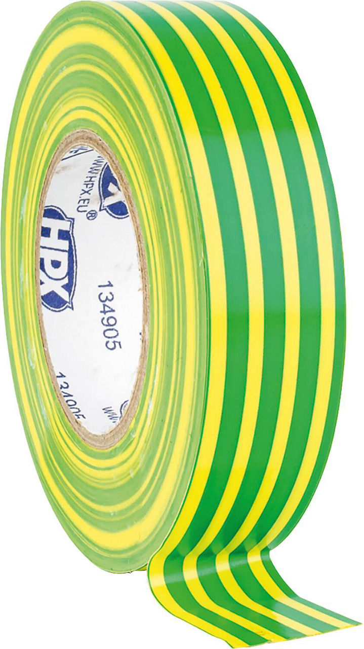 Isolierband 19 mm grün-gelb VPE = 20 Meter Isolierband 19 mm grün-gelb VPE = 20 Meter