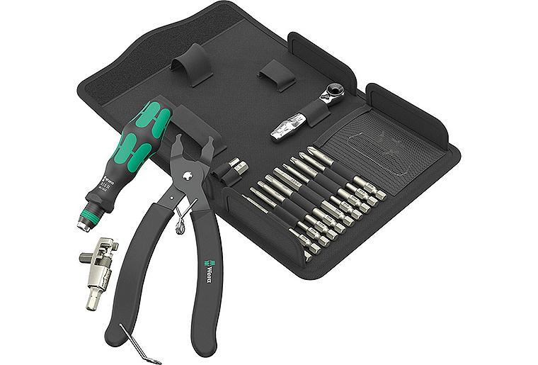 Fahrrad-Set WERA Kettennieter Werkstatt-Set, 20 teilig