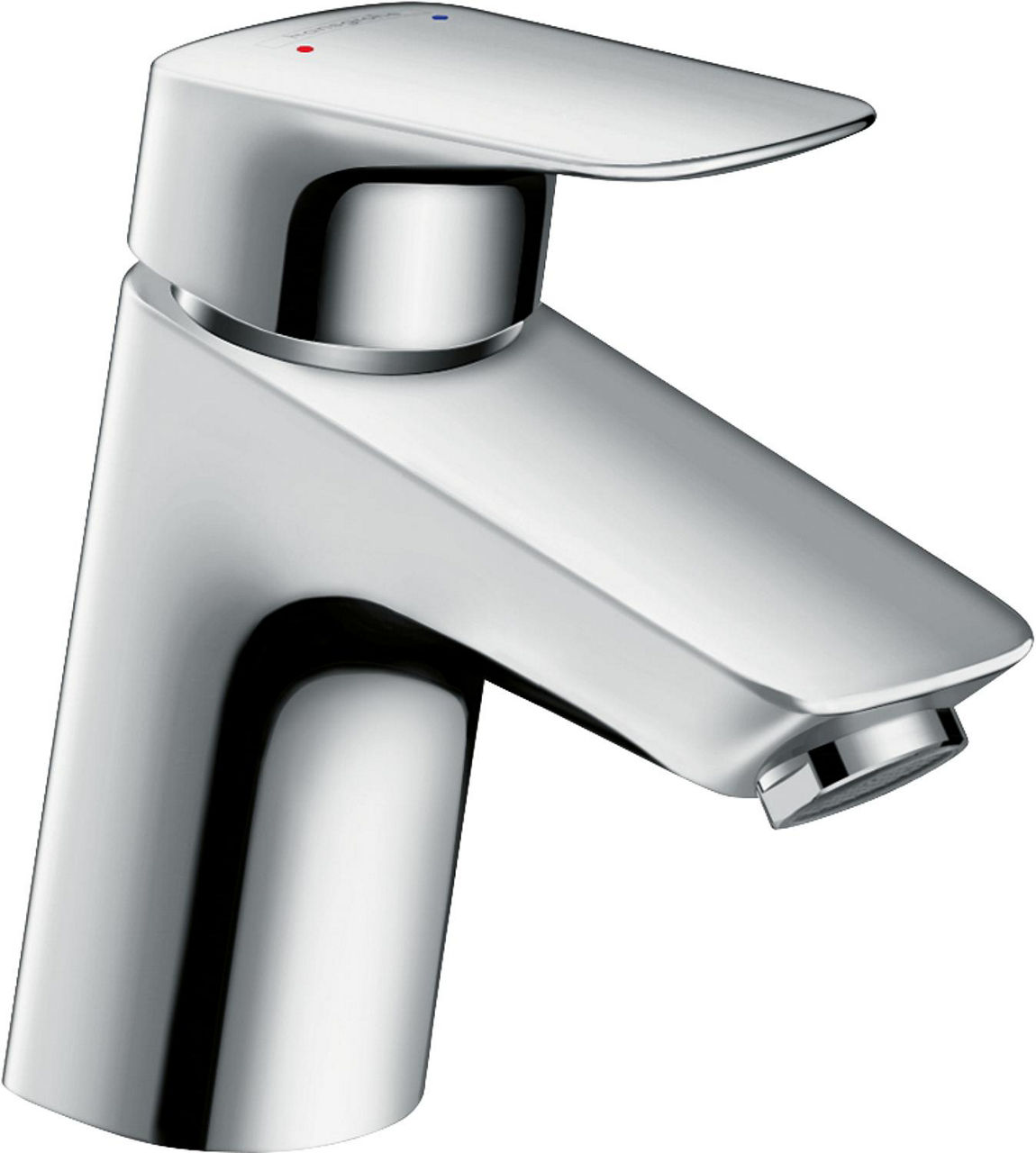 Waschtischmischer Hansgrohe 70 Logis Ausladung 107 mm chrom Waschtischmischer Hansgrohe 70 Logis Ausladung 107 mm chrom