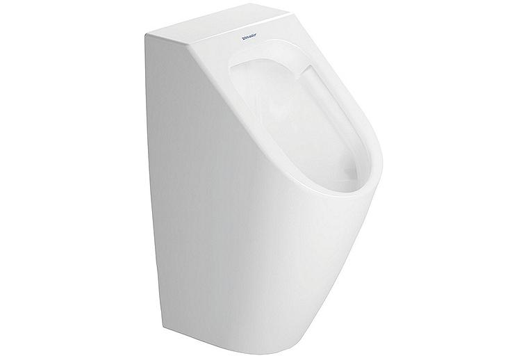 Urinal Duravit ME by Starck Zulauf von hinten Spülrandlos 300x585x350 mm