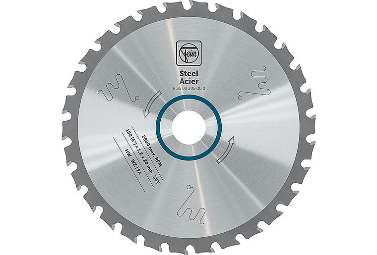 Kreissägeblatt Fein, Ø 150 mm für Stahl Kreissägeblatt Fein, Ø 150 mm für Stahl