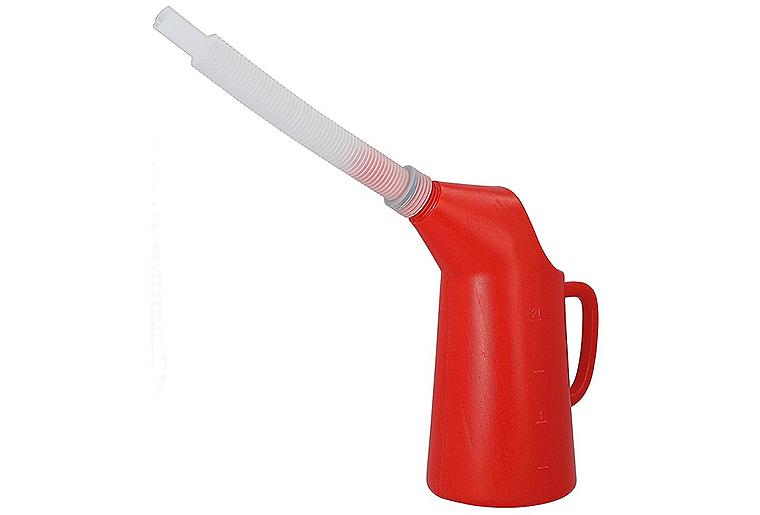 Messbecher aus Polyethylen 2000 ml mit flexiblem Auslauf
