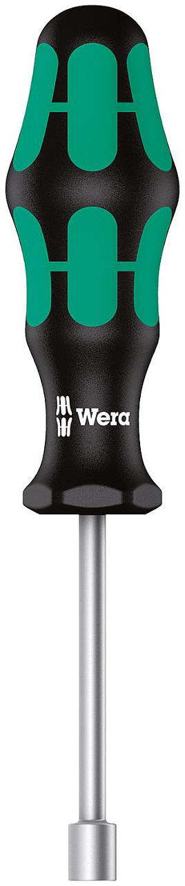 Außensechskant-Schraubendreher (Steckschlüssel) Wera 395 HO Kraftform Plus-Serie 300, Klinge rund, Hohlschaft, SW 6,0 x 90 mm Außensechskant-Schraubendreher (Steckschlüssel) Wera 395 HO Kraftform Plus-Serie 300, Klinge rund, Hohlschaft, SW 6,0 x 90 mm