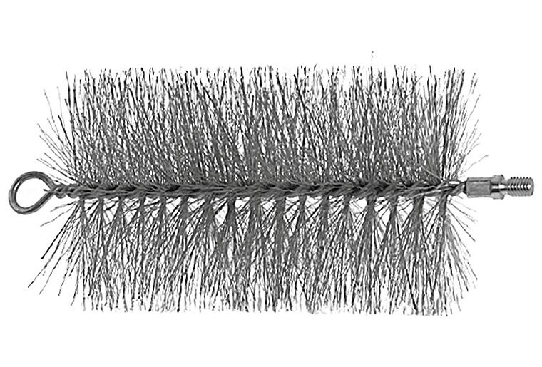Rauchrohrbesen m. Gewindeaufnahme M10, Besatzmaterial-Ø 120 mm, Besatzlänge 200 mm, ohne Stiel Rauchrohrbesen m. Gewindeaufnahme M10, Besatzmaterial-Ø 120 mm, Besatzlänge 200 mm, ohne Stiel