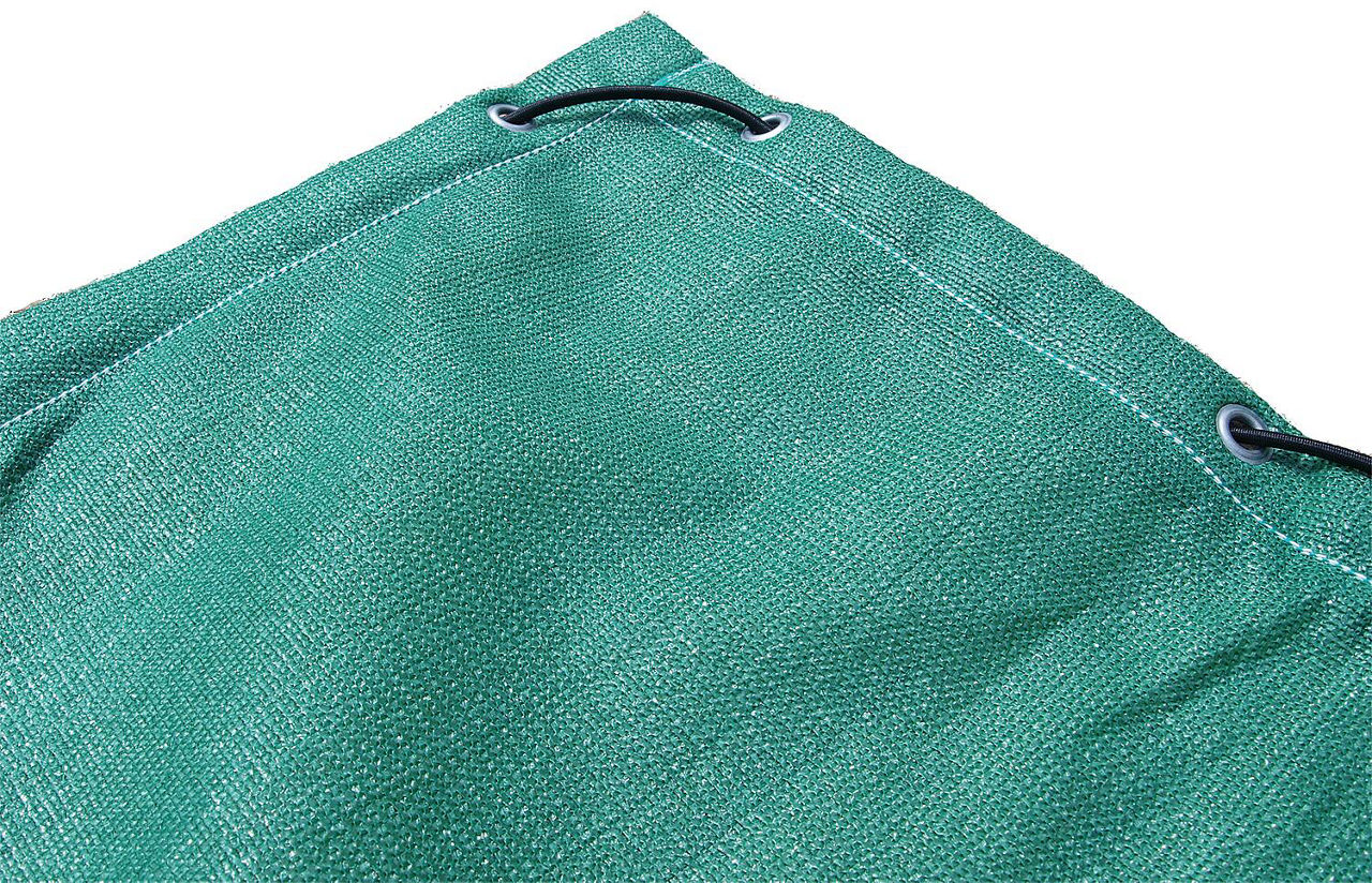 Container-Polyethylen-Bändchengewebe,~n~luftdurchlässig, Farbe grün, Abmessung 3,5 x 7,0 m~n~ca. 200 g/qm mit Expanderseil Container-Polyethylen-Bändchengewebe,~n~luftdurchlässig, Farbe grün, Abmessung 3,5 x 7,0 m~n~ca. 200 g/qm mit Expanderseil