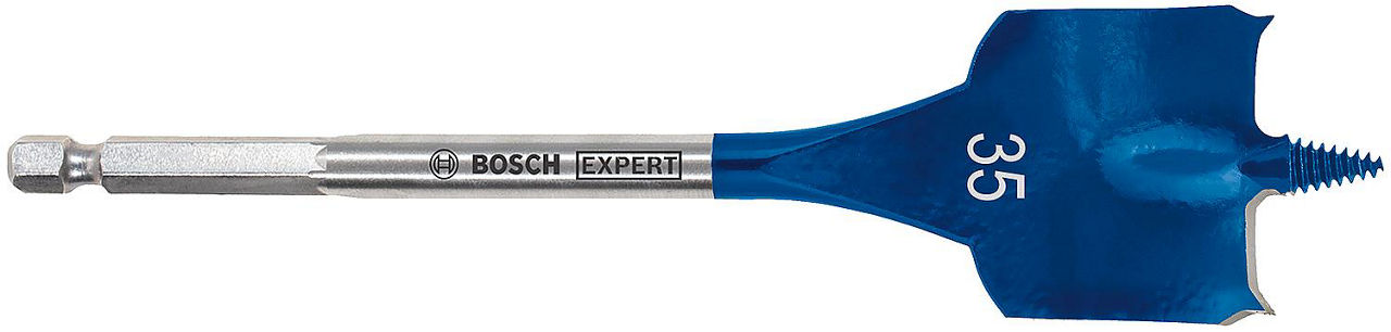 Flachfräsbohrer BOSCH® EXPERT SELFCUT Speed Ø 35,0 x 152 mm mit 1/4" Sechskantaufnahme Flachfräsbohrer BOSCH® EXPERT SELFCUT Speed Ø 35,0 x 152 mm mit 1/4" Sechskantaufnahme