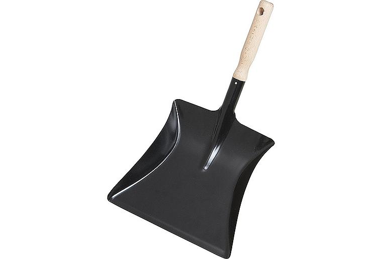 Kehrschaufel mit Holzgriff Farbe: schwarz Kehrschaufel mit Holzgriff Farbe: schwarz