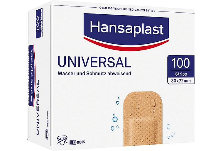 Universalpflaster Hansaplast UNIVERSAL Strips 3,0 x 7,2cm 100 Stk Universalpflaster Hansaplast UNIVERSAL Strips 3,0 x 7,2cm 100 Stk