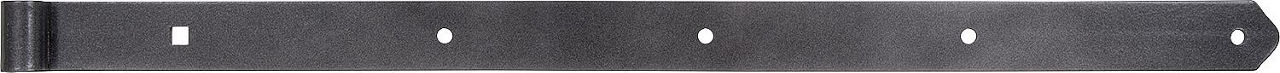 Ladenband DURAVIS® 800 ⌀ 16 mm, gerade, Abschluss abgerundet, Material: Stahl, blau verzinkt, Oberfläche: schwarz-diamant Ladenband DURAVIS® 800 ⌀ 16 mm, gerade, Abschluss abgerundet, Material: Stahl, blau verzinkt, Oberfläche: schwarz-diamant