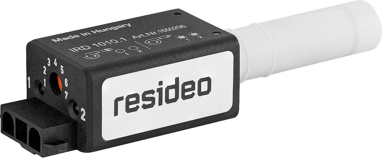 Satronic IRD1010 Oel blau Belichtung seitlich links