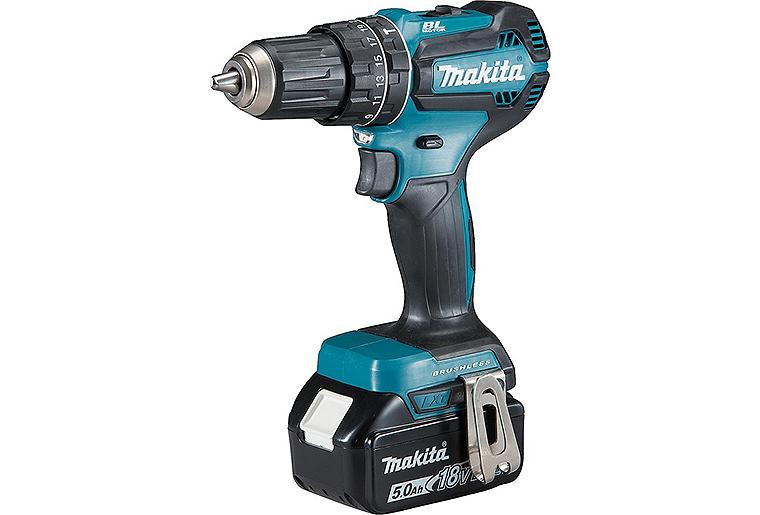 Akku-Schlagbohrschrauber MAKITA 18V DHP 485 RTJ mit 2x 5,0 Ah Akkus und Ladegerät Akku-Schlagbohrschrauber MAKITA 18V DHP 485 RTJ mit 2x 5,0 Ah Akkus und Ladegerät