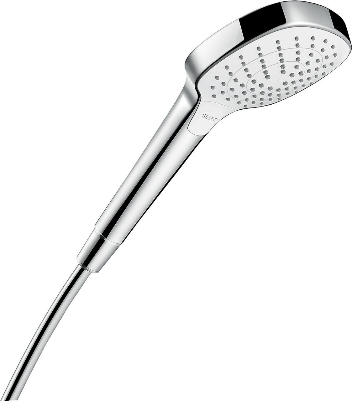 Handbrause Hansgrohe Croma Select E Vario 3 Strahlarten Ø 110 mm weiss/chrom