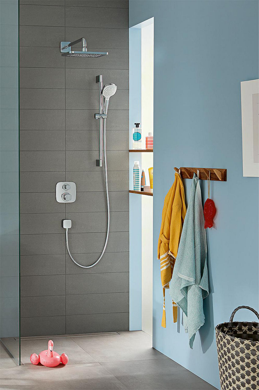Handbrause Hansgrohe Croma Select E Vario 3 Strahlarten Ø 110 mm weiss/chrom
