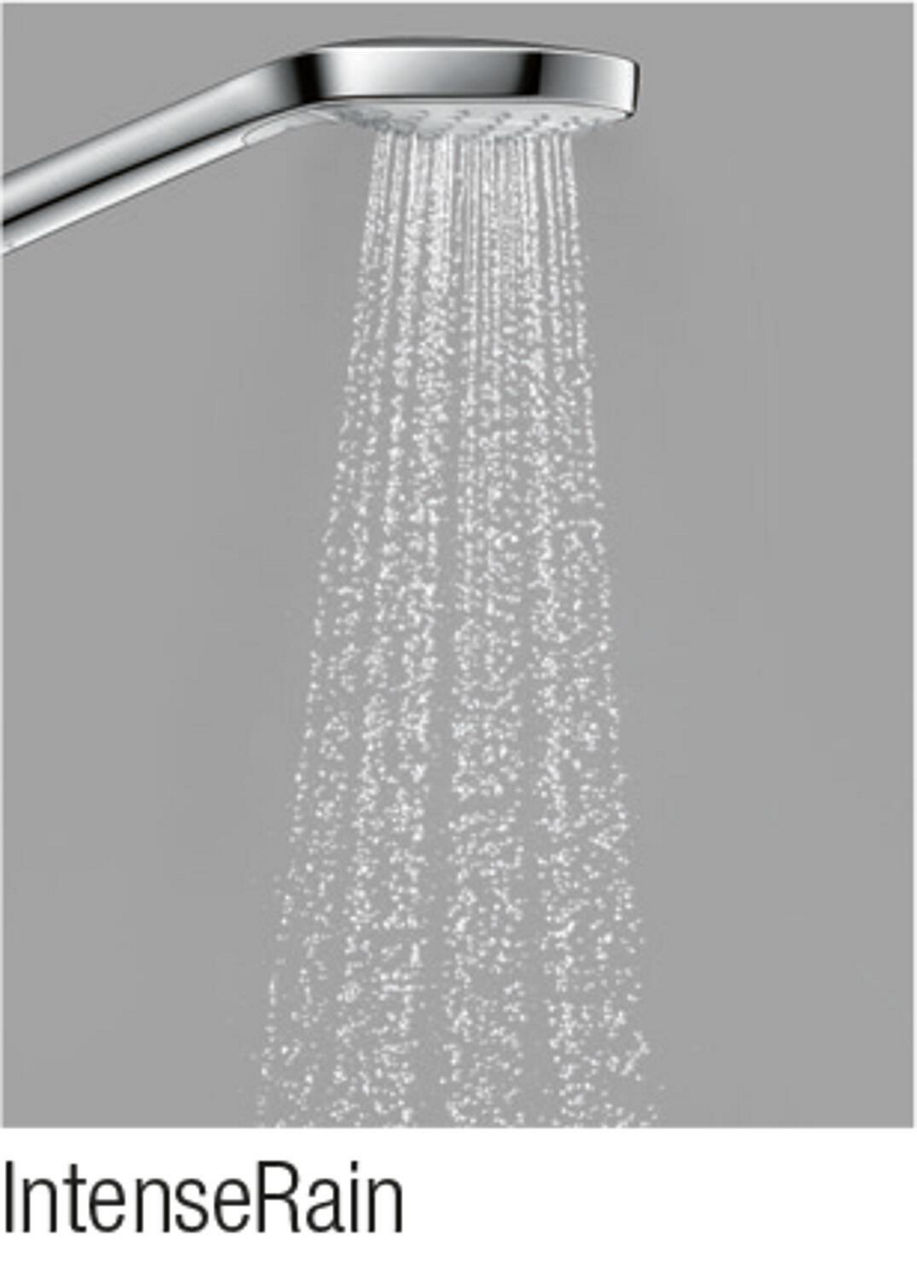 Handbrause Hansgrohe Croma Select E Vario 3 Strahlarten Ø 110 mm weiss/chrom