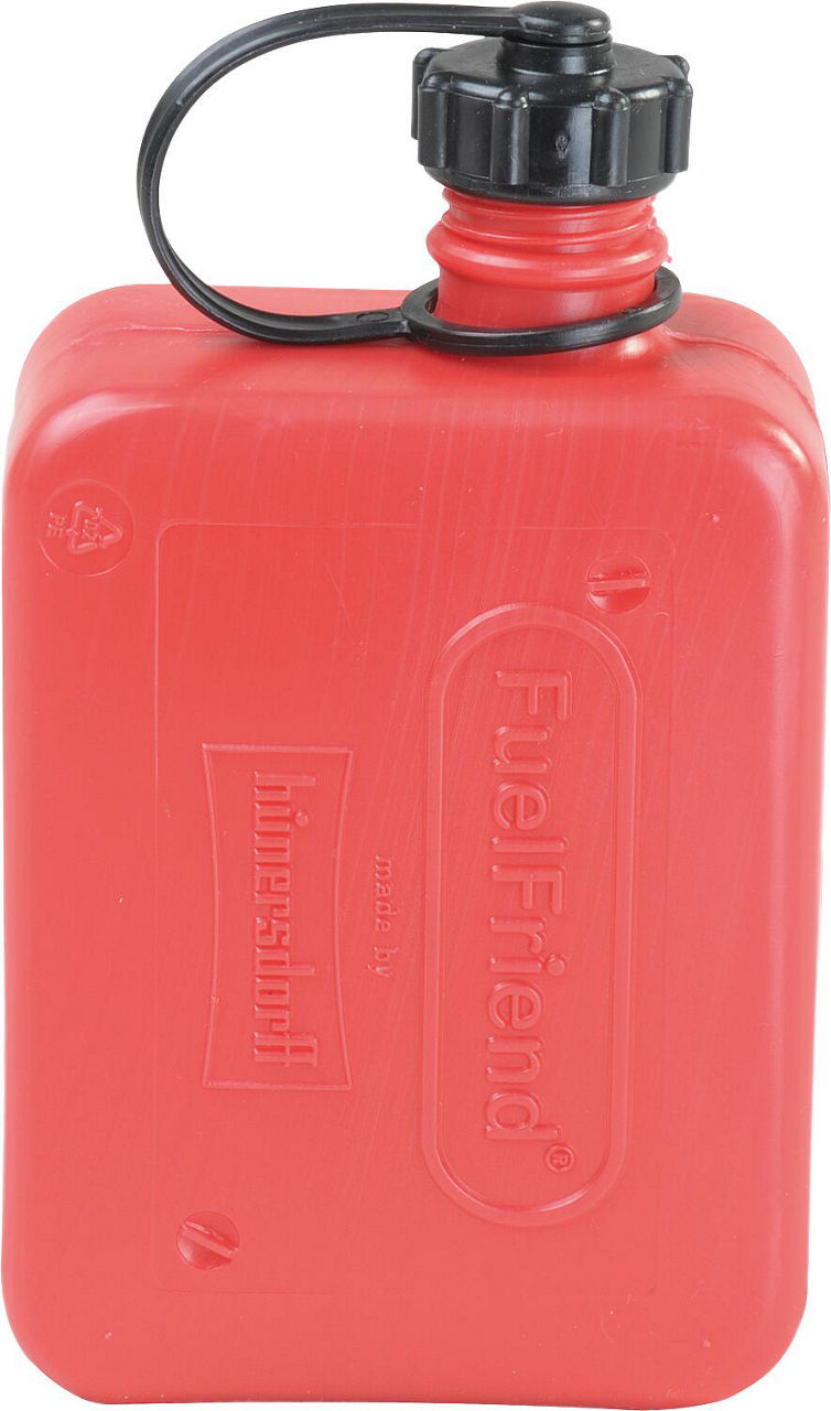 Kanister FuelFriend 0,5l rot, mit schwarzer Verschraubung Kanister FuelFriend 0,5l rot, mit schwarzer Verschraubung