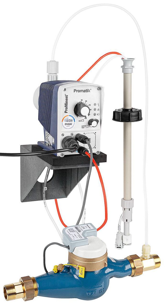 Kompaktdosieranlage FIDO MAT S 4 - DN 20 (3/4") DVGW-geprüft Kompaktdosieranlage FIDO MAT S 4 - DN 20 (3/4") DVGW-geprüft