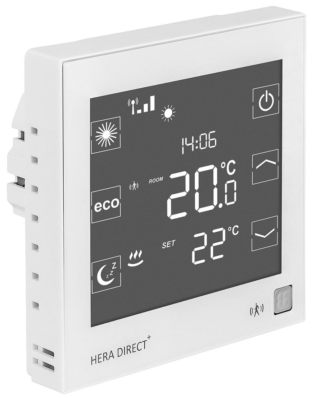 Funk-Raumthermostat Hera Direkt+, 230V,weiß, passend für Hera+ Primus/Extensia PRO Funk-Raumthermostat Hera Direkt+, 230V,weiß, passend für Hera+ Primus/Extensia PRO