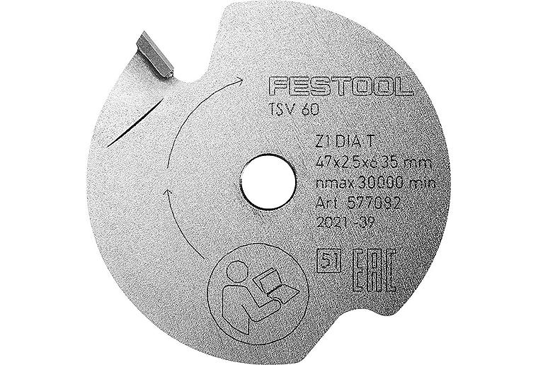Sägeblatt Festool, 47 x 2,5 x 6,35 für TSV 60 K Sägeblatt Festool, 47 x 2,5 x 6,35 für TSV 60 K