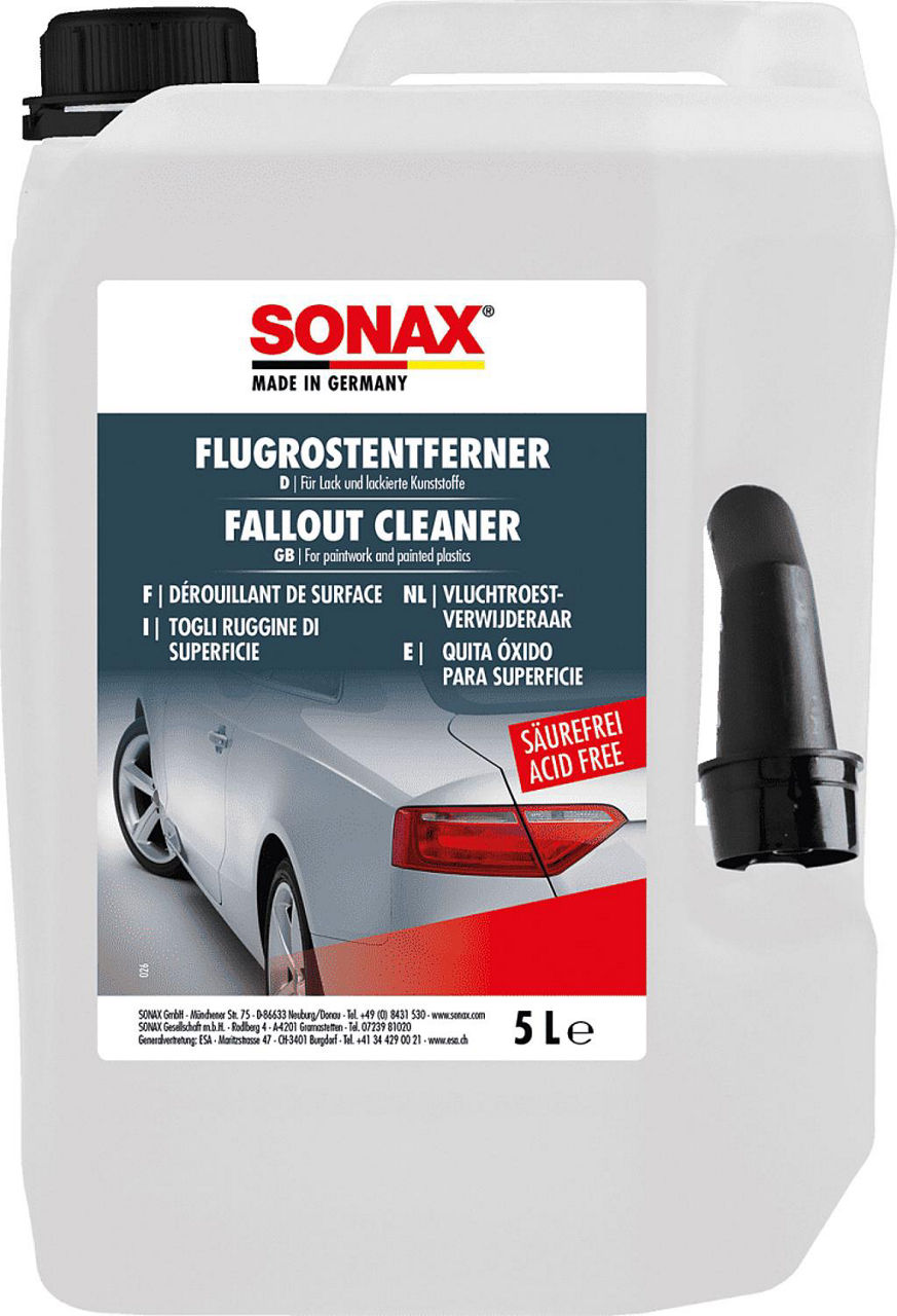 Flugrostentferner SONAX säurefrei, 5l Kanister Flugrostentferner SONAX säurefrei, 5l Kanister