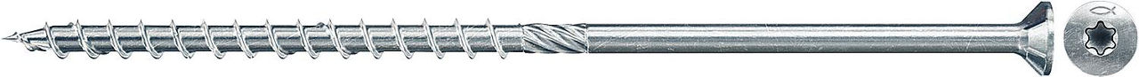 Holzbauschrauben Power-Fast II 8,0x220 SK blvz TG TX, VPE 50 Holzbauschrauben Power-Fast II 8,0x220 SK blvz TG TX, VPE 50