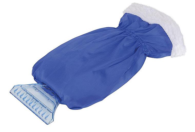 Eiskratzer mit Schutzhandschuh