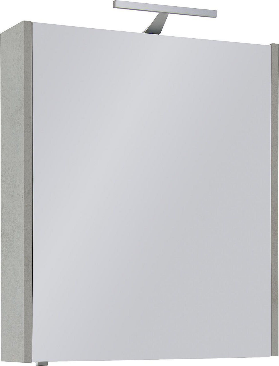 Spiegelschrank mit Beleuchtung Eiche grau Steindekor 1 Türe 600x750x188mm Spiegelschrank mit Beleuchtung Eiche grau Steindekor 1 Türe 600x750x188mm
