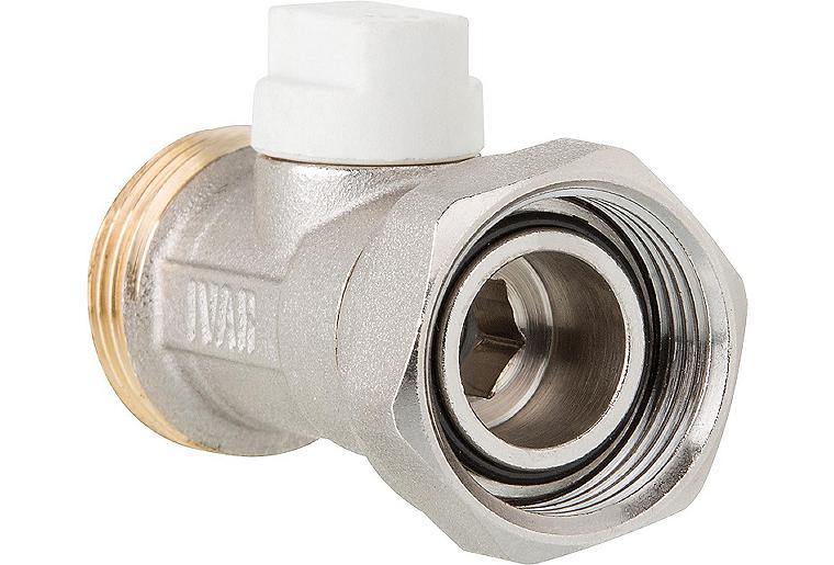 Kugelventil EUROKONUS 3/4" mit Schraubendreherbedienung und Überwurfmutter Kugelventil EUROKONUS 3/4" mit Schraubendreherbedienung und Überwurfmutter
