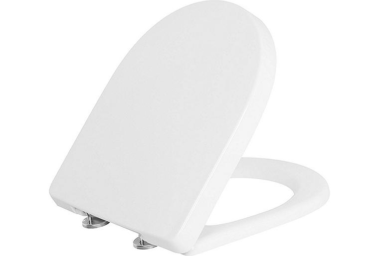 WC-Sitz V&B O.Novo Compact,weiß Scharnier aus Edelstahl WC-Sitz V&B O.Novo Compact,weiß Scharnier aus Edelstahl