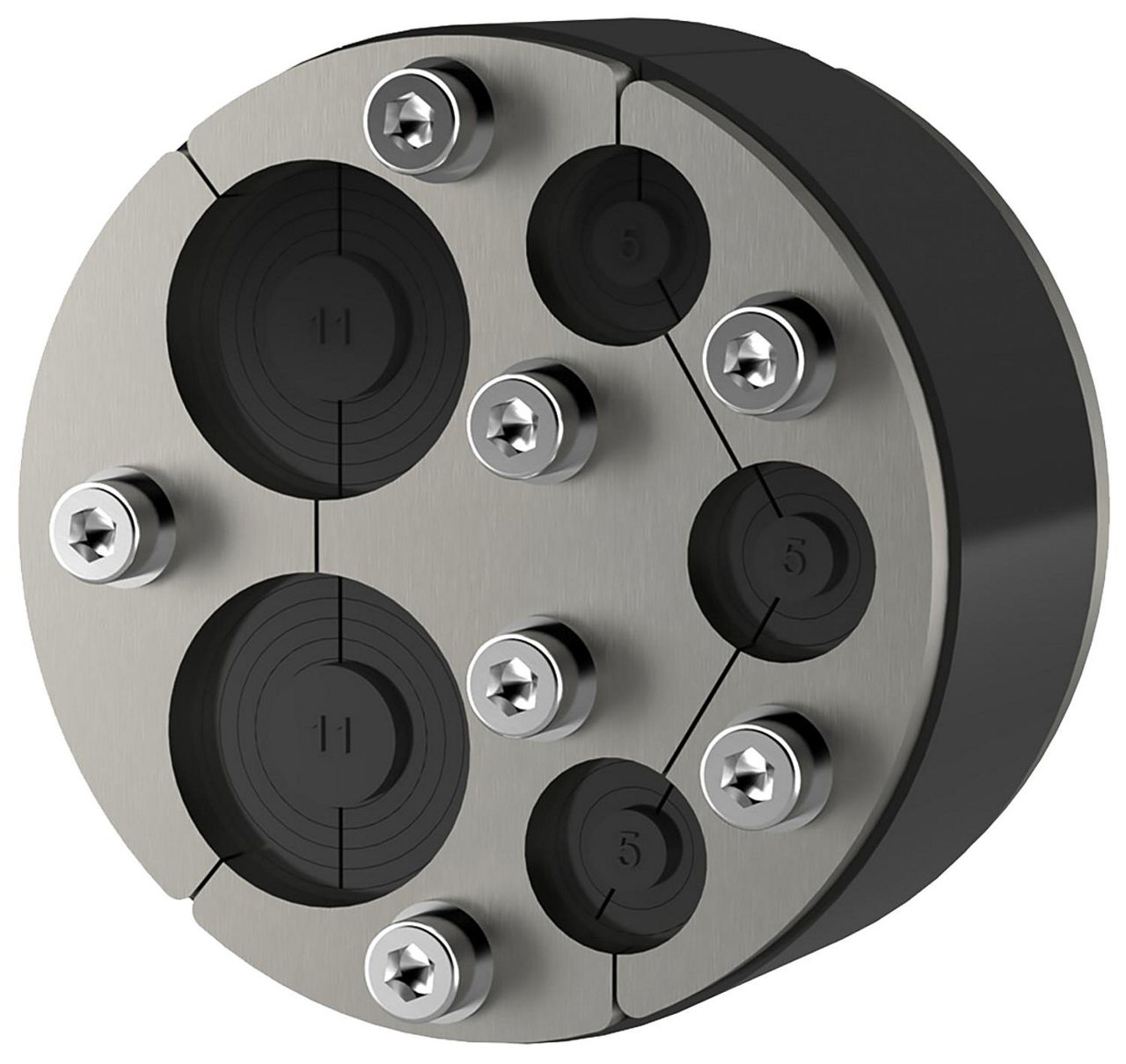 Standard-Ringraumdichtung D-Kernbohrung: 100mm 2/3 Kabel/D: 4-16,5mm Standard-Ringraumdichtung D-Kernbohrung: 100mm 2/3 Kabel/D: 4-16,5mm