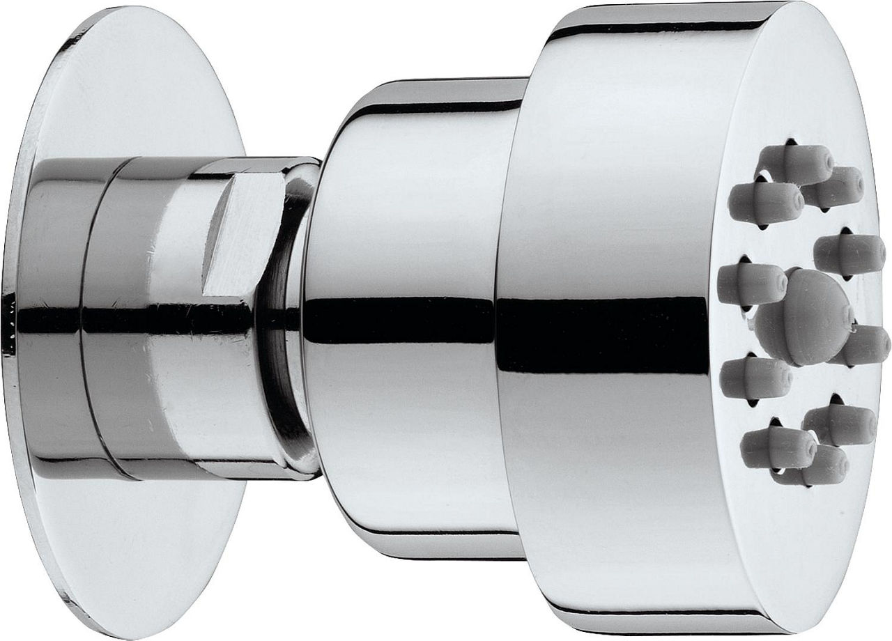 Seitenbrause OVAL GOM 1 Strahlart DN15 (1/2") IG Messing verchromt
