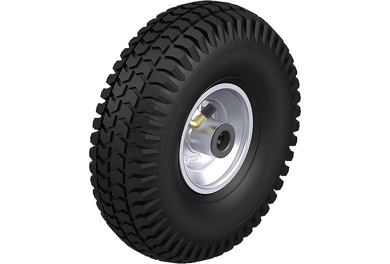 Luftreifen mit Blockprofil P 263/20-75R,Tragfähigkeit 150kg, Rad-Ø 260mm,Achsloch-Ø 20mm Luftreifen mit Blockprofil P 263/20-75R,Tragfähigkeit 150kg, Rad-Ø 260mm,Achsloch-Ø 20mm