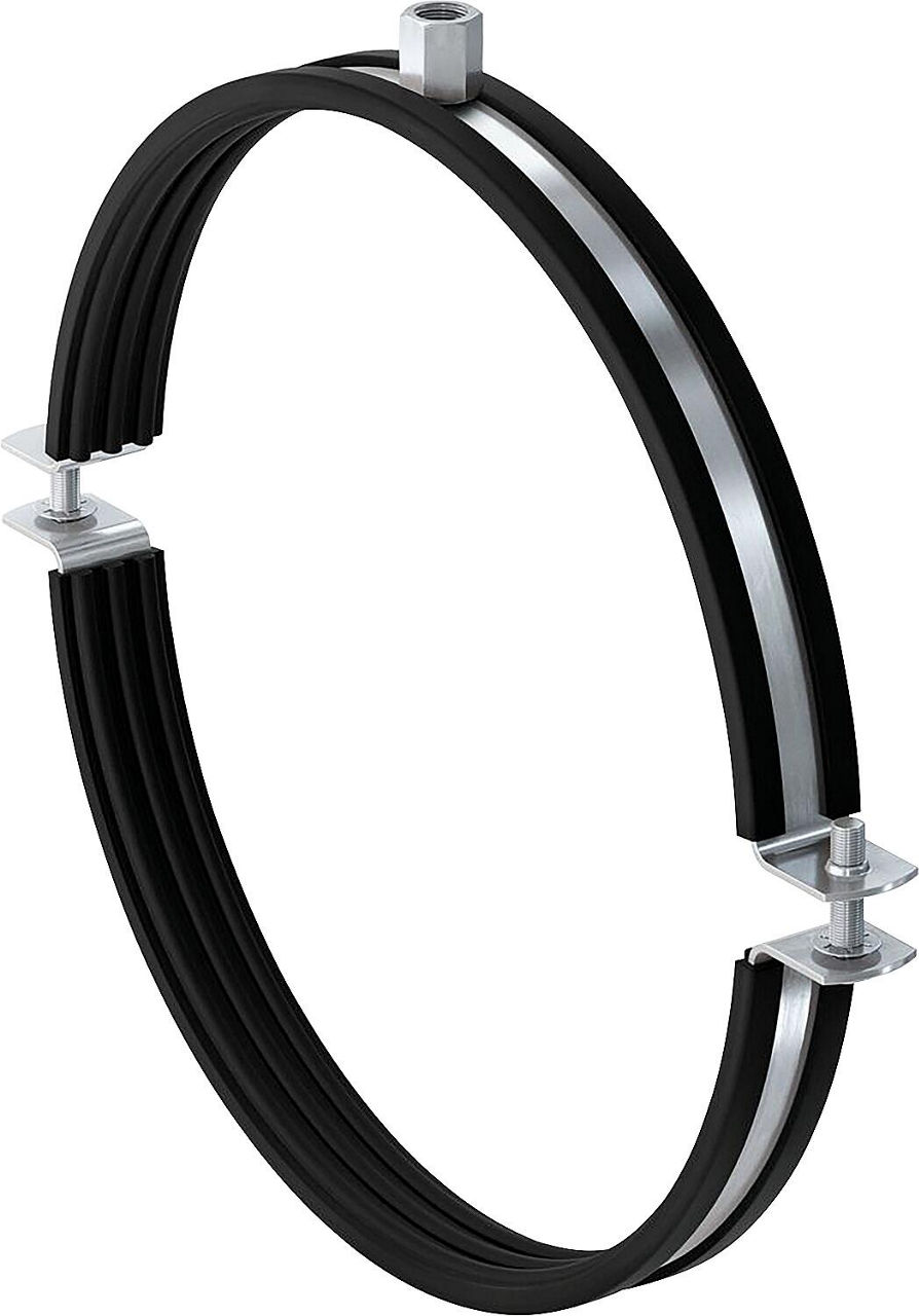 Lüftungsschelle LGS 150, M8/M10, verz. Rohr-ø NW 150