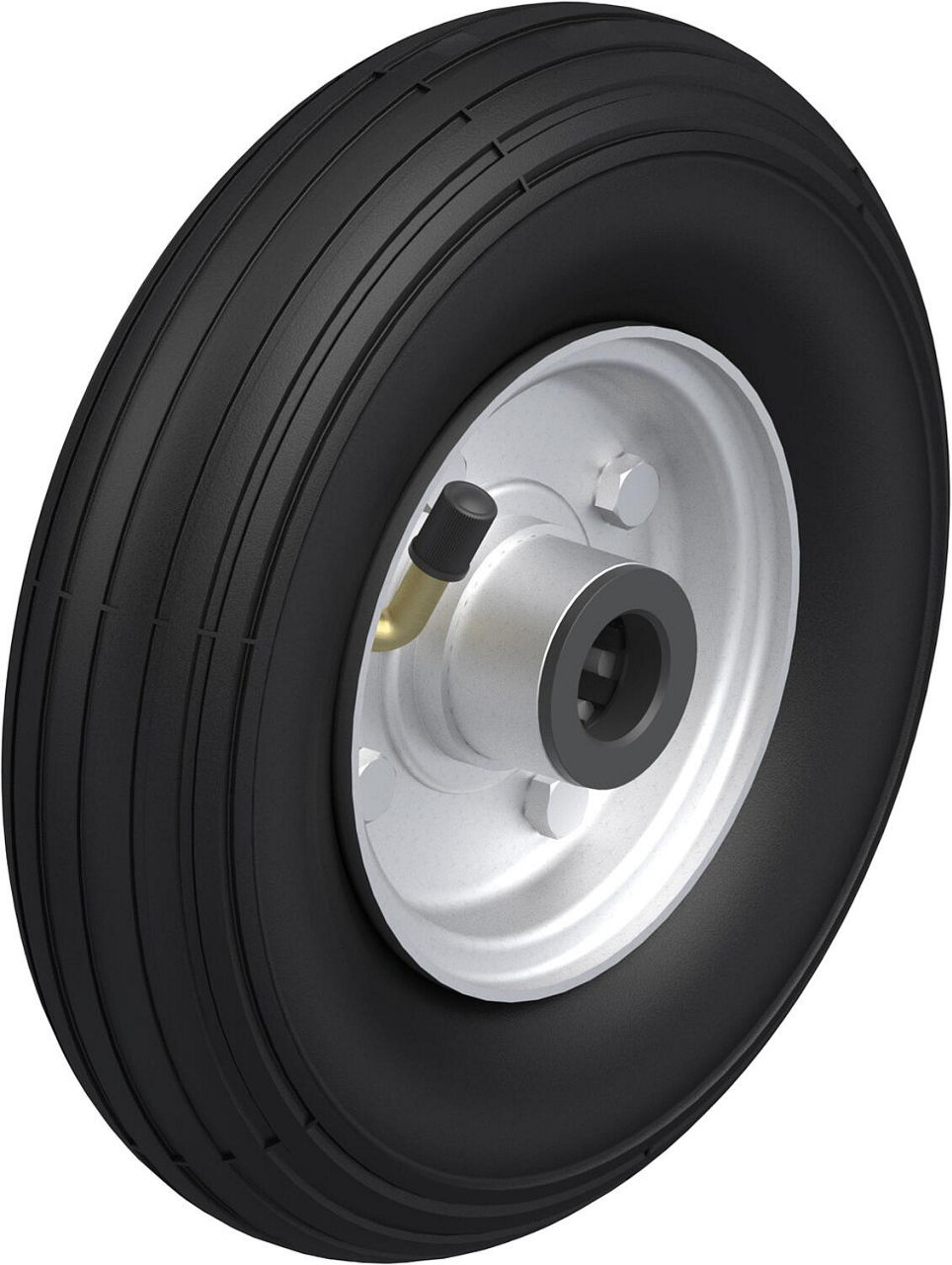 Luftreifen mit Rillenprofil P 200/20-60R,Tragfähigkeit 75kg, Rad-Ø 200mm,Achsloch-Ø 20mm Luftreifen mit Rillenprofil P 200/20-60R,Tragfähigkeit 75kg, Rad-Ø 200mm,Achsloch-Ø 20mm