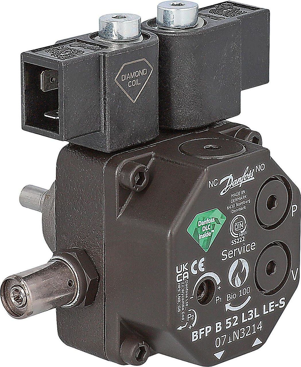 Ölbrennerpumpe BFP 52E L3 LES Danfoss 071N3214 Ölbrennerpumpe BFP 52E L3 LES Danfoss 071N3214