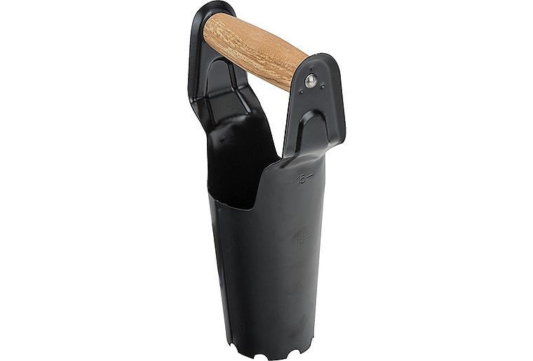 Blumenzwiebelpflanzer P241 aus Stahl mit Holzgriff 300g