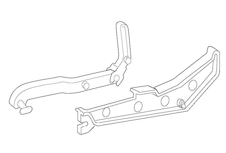 Hebel zu Heberglocke Corallo 1+2 Betätigung 2-Mengen