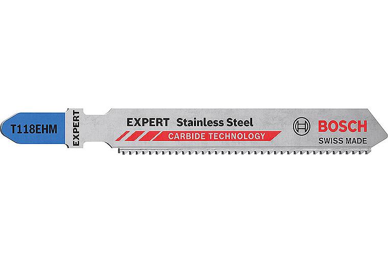 Stichsägeblätter BOSCH Expert T118EHM für Edelstahl VPE=3 Stück Stichsägeblätter BOSCH Expert T118EHM für Edelstahl VPE=3 Stück
