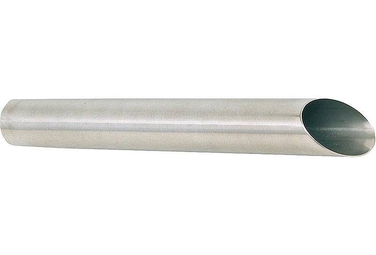 Schrägsaugrohr aus Edelstahl Dm 38 mm L= 295 mm Schrägsaugrohr aus Edelstahl Dm 38 mm L= 295 mm