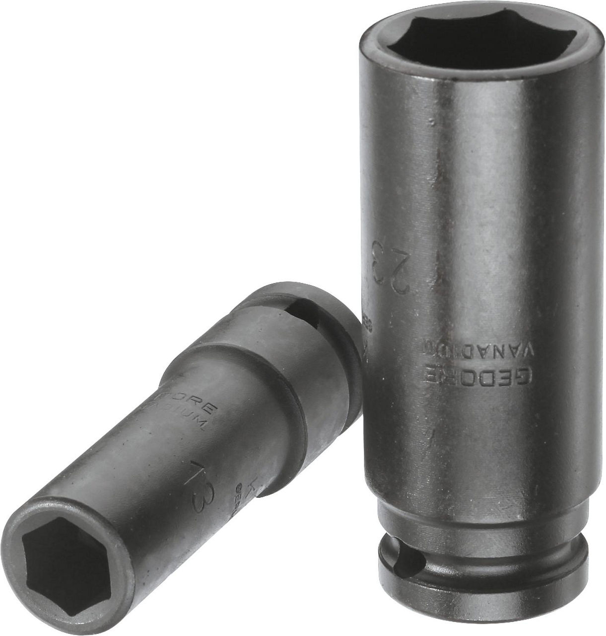 Kraftschraubereinsatz GEDORE 1/2", 6-kant, lang, SW 8 Länge 77mm Kraftschraubereinsatz GEDORE 1/2", 6-kant, lang, SW 8 Länge 77mm