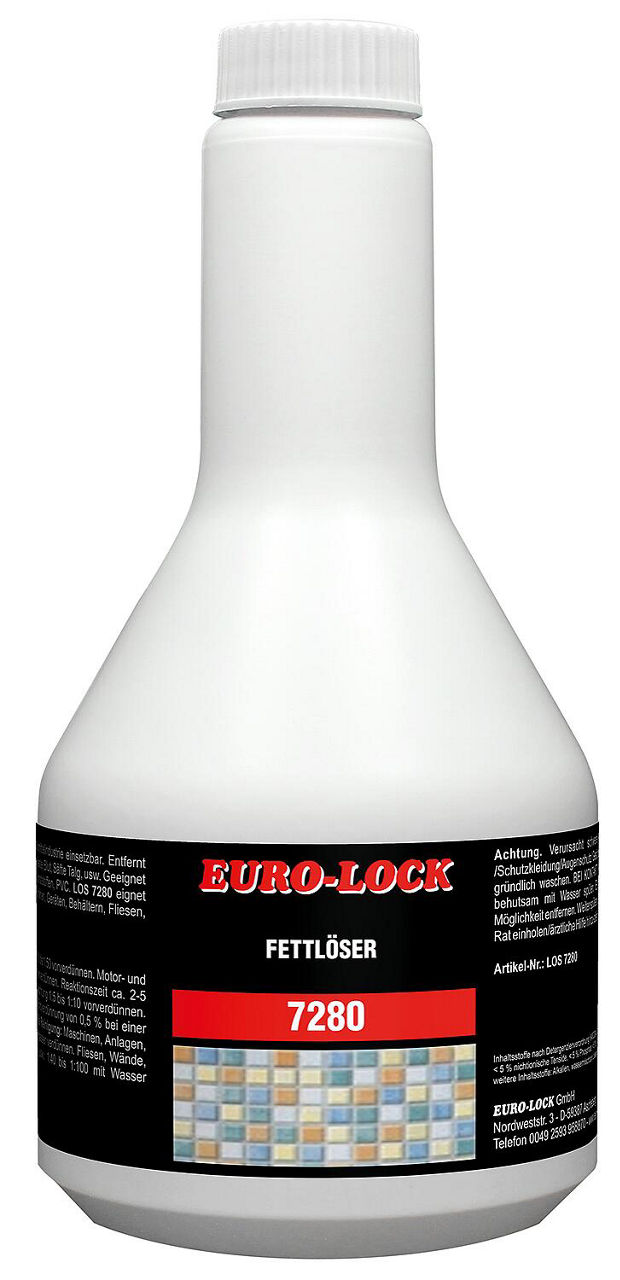 Fettlöser Lebensmittelindustrie EURO-LOCK LOS 7280 500ml Flasche Fettlöser Lebensmittelindustrie EURO-LOCK LOS 7280 500ml Flasche