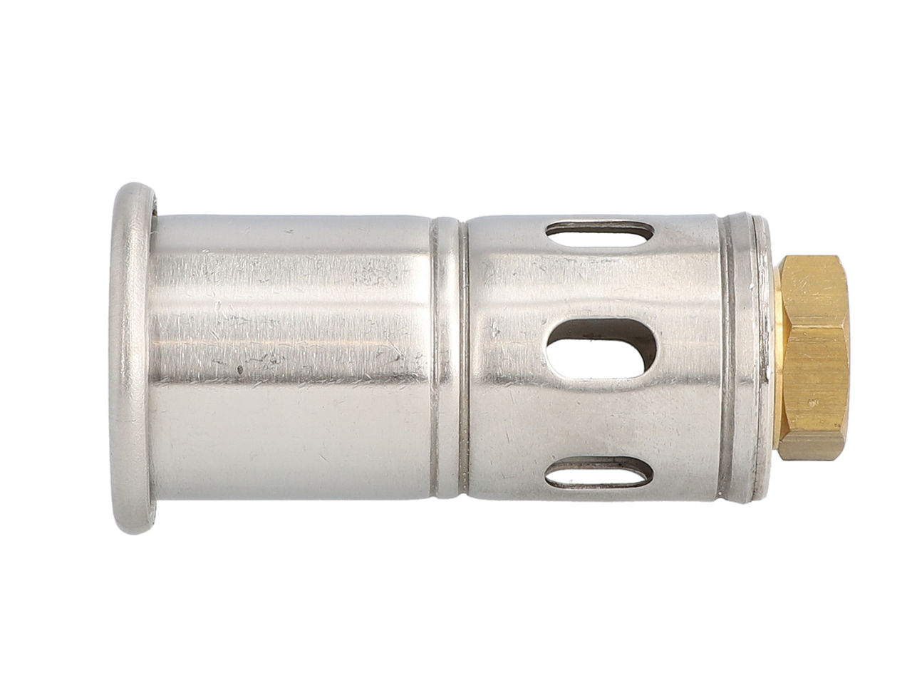 Brennerkopf aus Edelstahl M 20 x 1i / Dm 60 mm