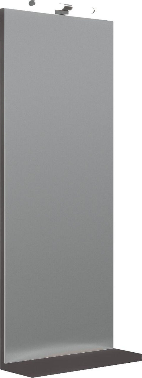 Spiegel ELYP mit Beleuchtung + Ablage anthrazit Hgl., 350x900mm 350x900mm Spiegel ELYP mit Beleuchtung + Ablage anthrazit Hgl., 350x900mm 350x900mm