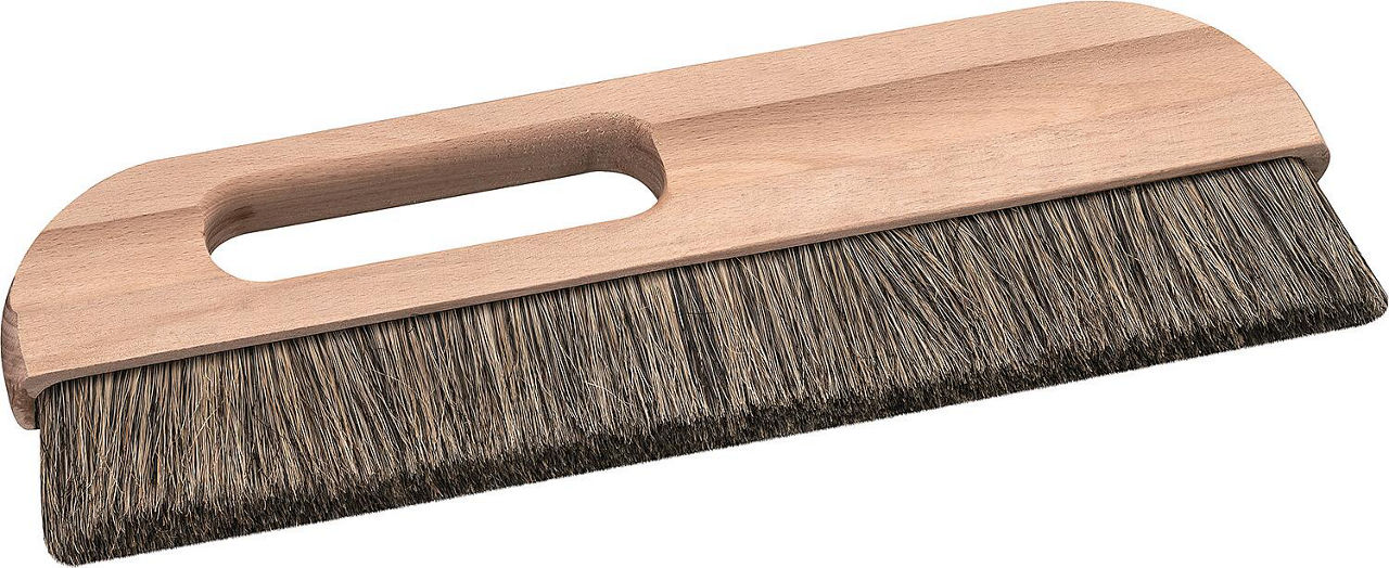 Pr.-Tapezierwischer 300 x 25 mm weich, Chinaborste grau, in Reihe, vulkanisiert Pr.-Tapezierwischer 300 x 25 mm weich, Chinaborste grau, in Reihe, vulkanisiert