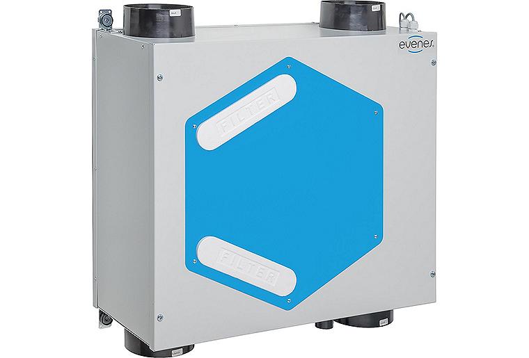 KWL EVENES HRV 20 3-stufig bis 200m³/h, Wand- und Deckenmontage KWL EVENES HRV 20 3-stufig bis 200m³/h, Wand- und Deckenmontage