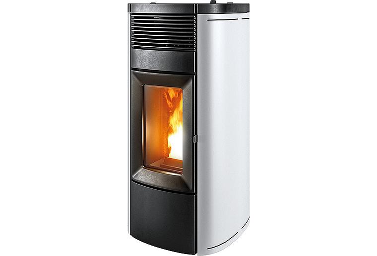 Pelletofen MCZ Musa Air 10 R, Grundgerät mit Verkleidung Weiß Metall, 10 KW Pelletofen MCZ Musa Air 10 R, Grundgerät mit Verkleidung Weiß Metall, 10 KW