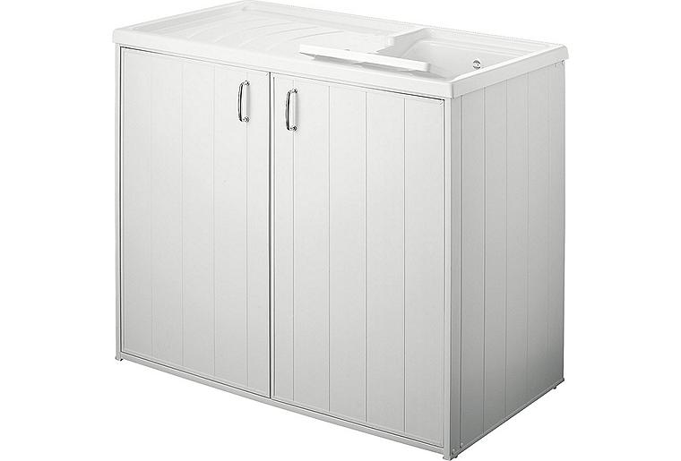 Waschtrog mit Unterschrank mit 2 Türen LxBxH: 1009x600x925mm Waschtrog mit Unterschrank mit 2 Türen LxBxH: 1009x600x925mm